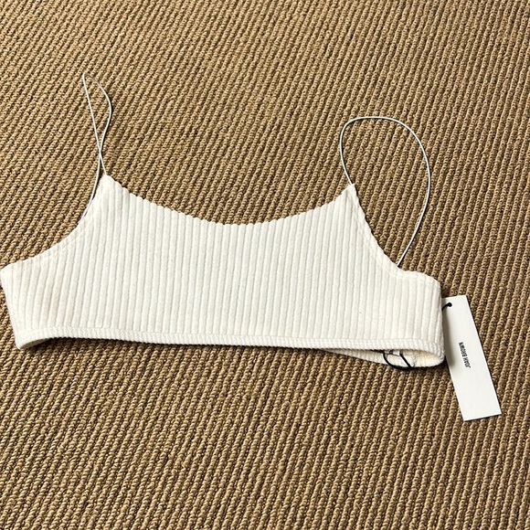 Joah Brown Other - Joah brown corded open back bra natural luxe knit